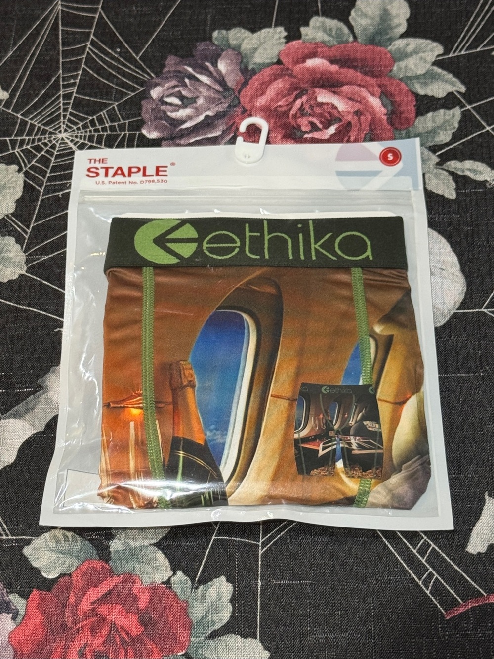 NWT ETHIKA THE STAPLE PRIVATE JET MENS BOXER BRIEFS SIZE SMALL 28-30